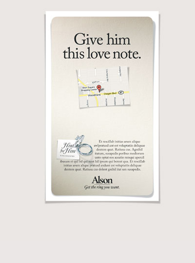 Alson Love Note Ad