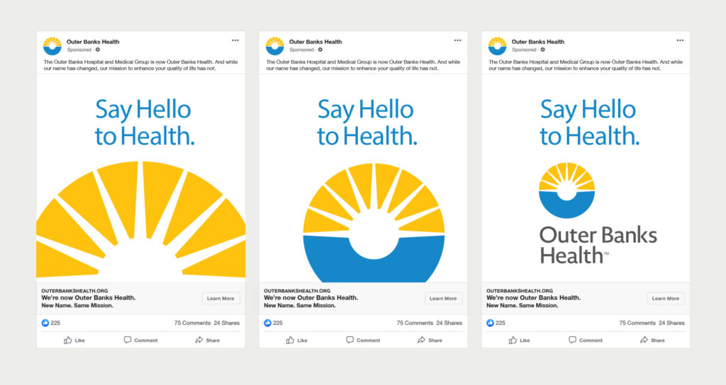 Animated post featuring new logo