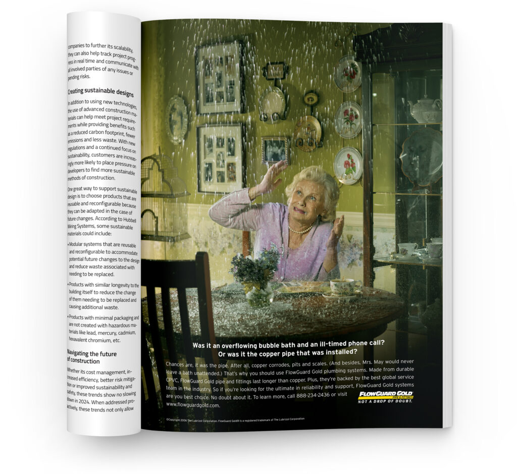 Was it an overflowing bubble bath?