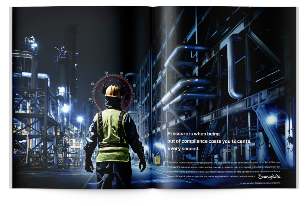 Pressure is when being out of compliance costs you 12 cents. Every second.