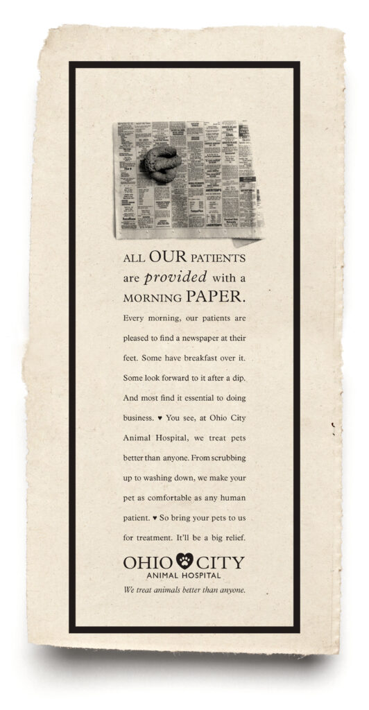 All our patients are provided with a morning paper.
