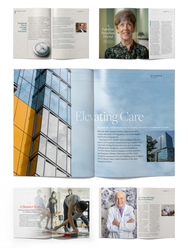 Various interior spreads of magazine